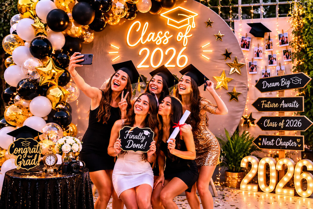 “A stylish graduation photo
