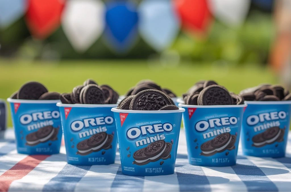 OREO Minis chocolate sandwich cookies snack cups for parties