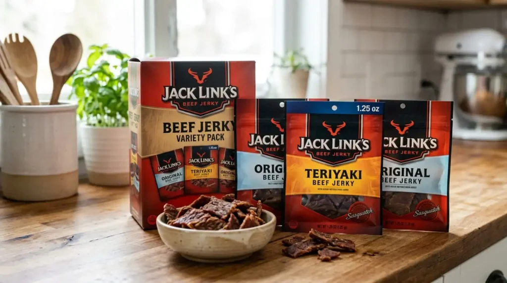 Jack Link's beef jerky and weight loss friendly protein snack pack