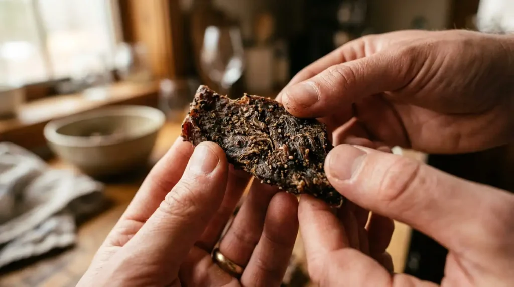 Portion controlled beef jerky and weight loss snack for portion control