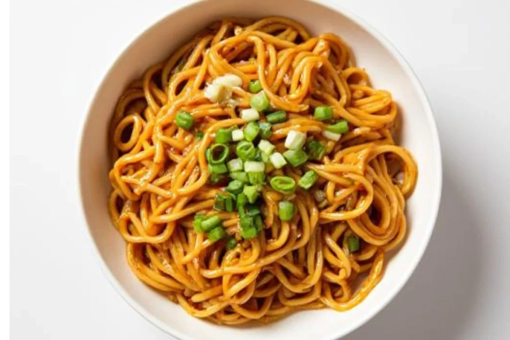 Garlic soy lo mein, one of the easiest Chinese noodle recipes to try