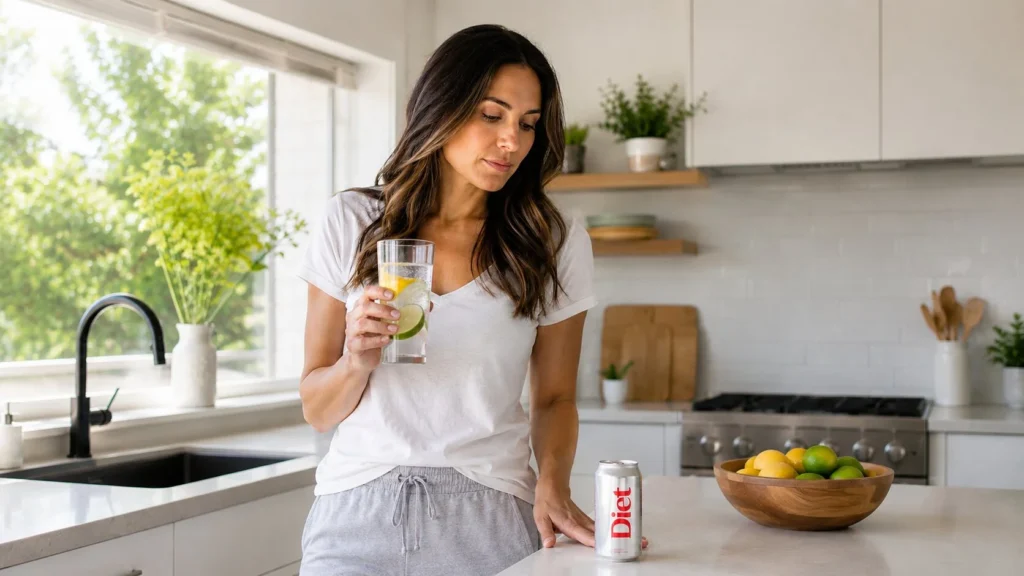 zero sugar products gut health soda can